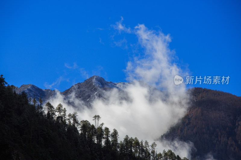 中国西藏林芝雅鲁藏布江苯日神山旅游区