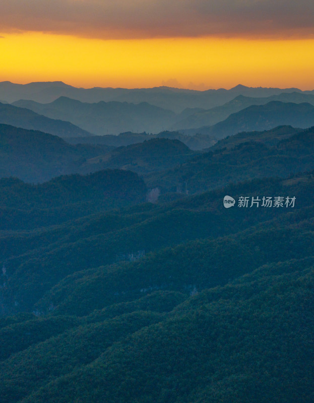 贵州毕节小天桥航拍