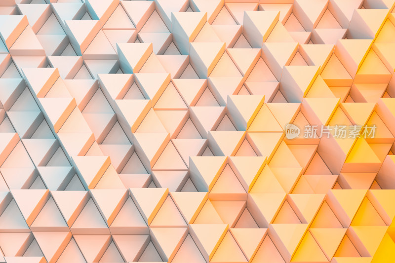 三角形纹理背景 3D渲染