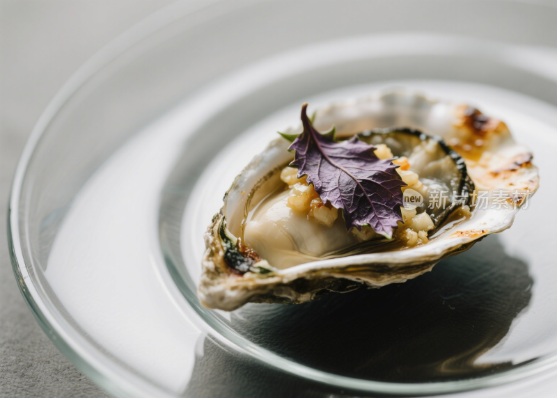 生蚝烤生蚝清蒸生蚝海鲜餐饮美食
