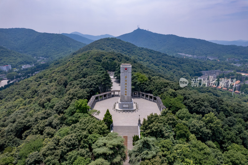 湖北襄阳城市风光旅游景区地标建筑航拍图