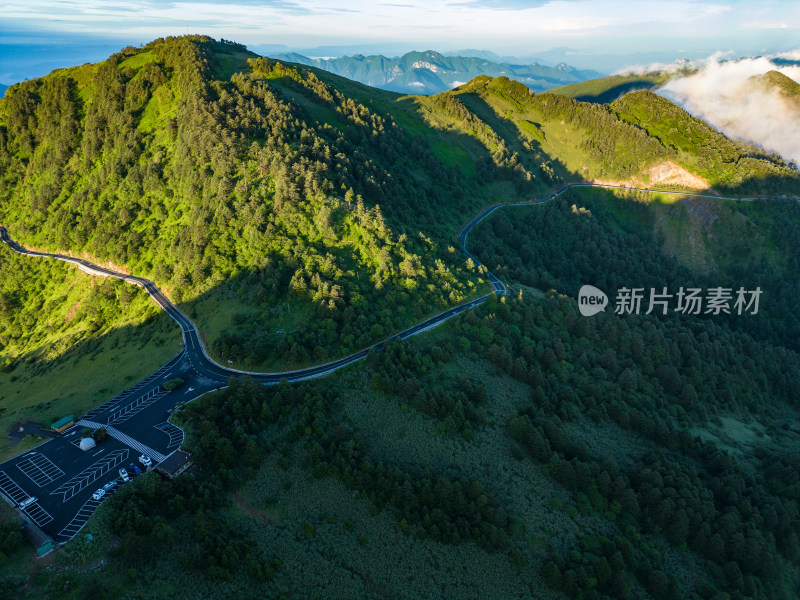 祖国大好河山云海云雾缭绕航拍