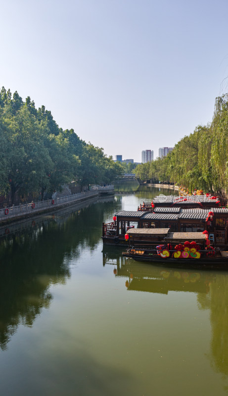 山东济宁古运河东大寺竹竿巷景观