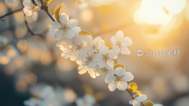 立春白色梨花特写唯美壁纸背景图