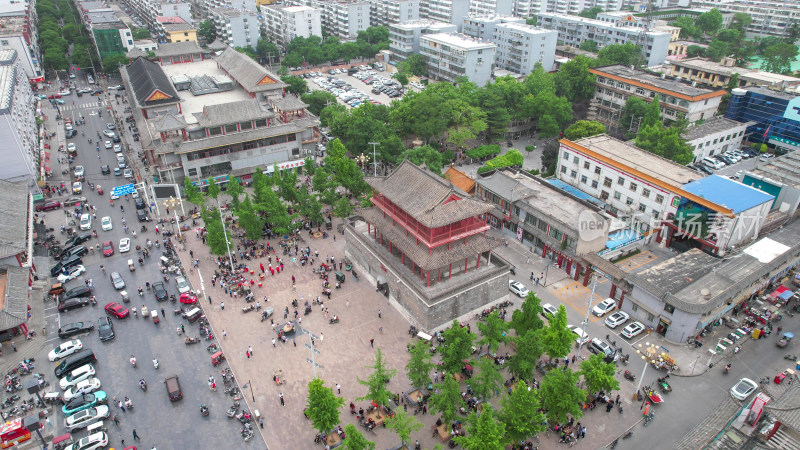 河北邢台城市风光航拍