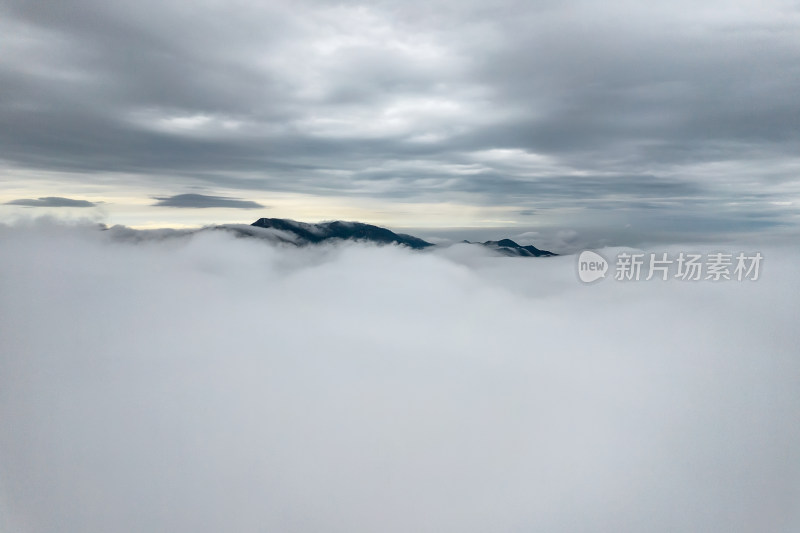 浙江温州高山云海风光