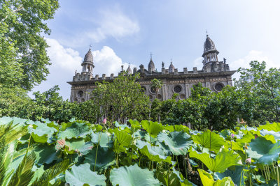 武汉欧式哥特异域风格古德寺佛教寺院