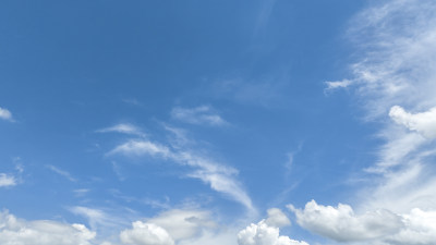 纯净的蓝天，天空，空镜