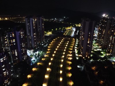 广东东莞：清溪河沿岸夜景