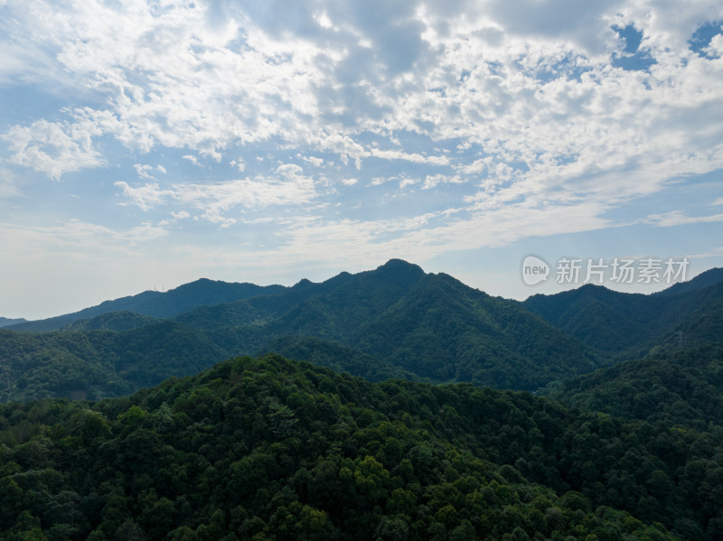 航拍西湖名胜风景区西湖群山