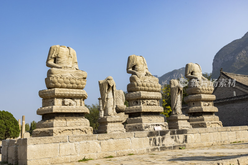 河北邯郸响堂山景区常乐寺遗址