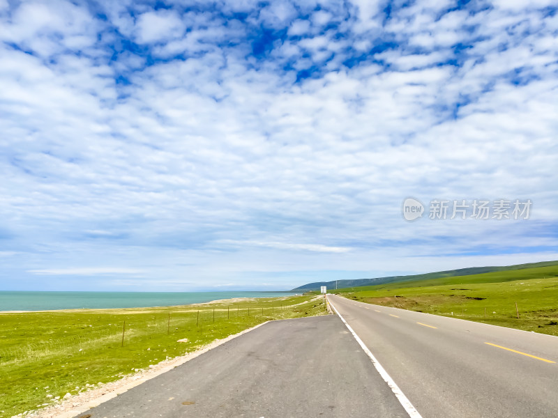 六月的青海湖风景