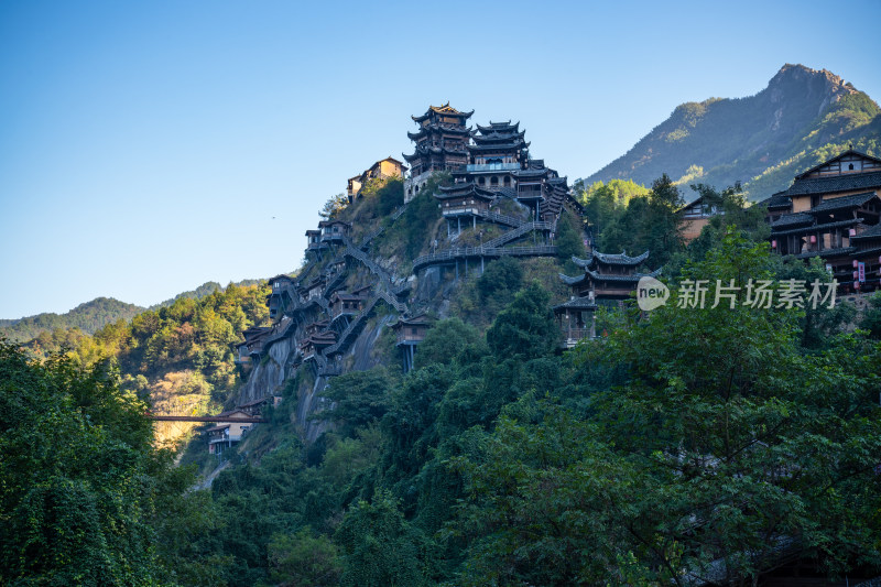 江西上饶市望仙谷旅游度假区仙侠世界风光