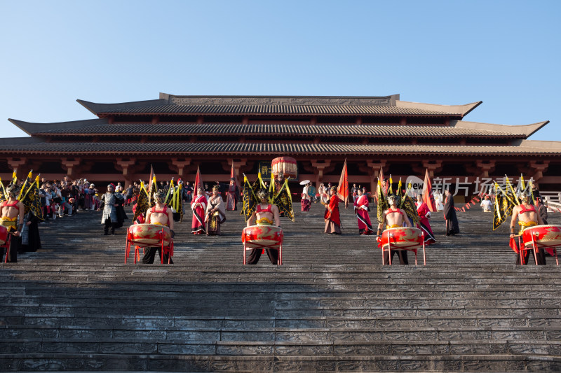 横店秦王宫表演《走进大秦》