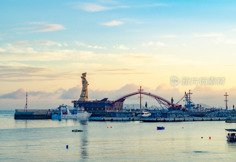 青岛小麦岛远望银海大世界妈祖像