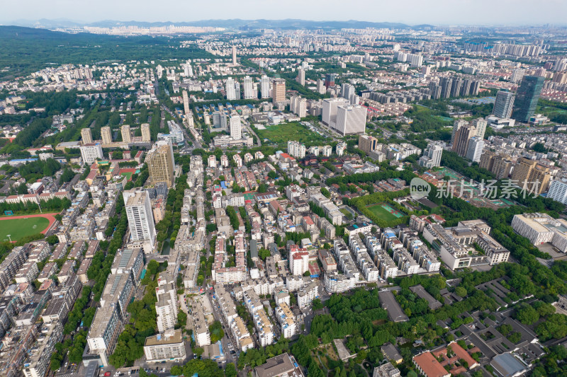 江苏南京城市大景航拍摄影图