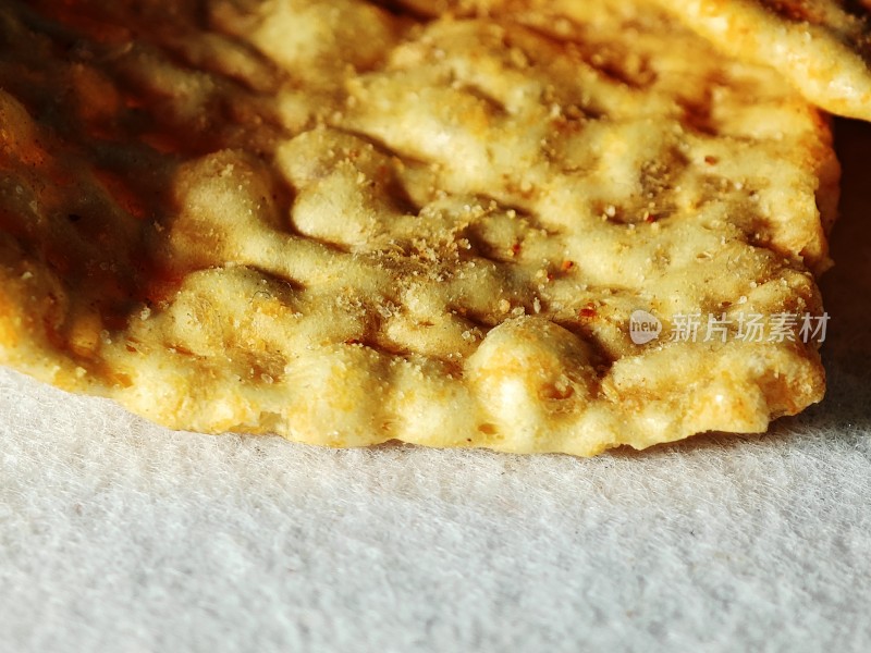 美味的饼干特写