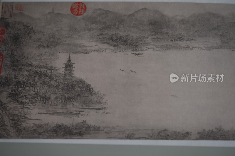 传统山水国画景观