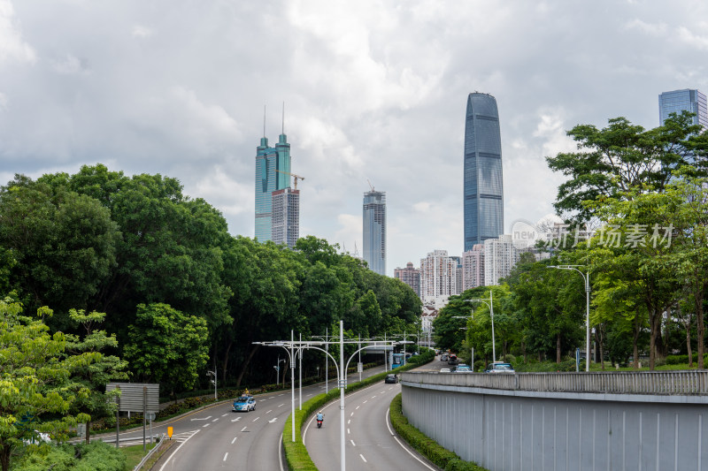 深圳罗湖区都市地标建筑群