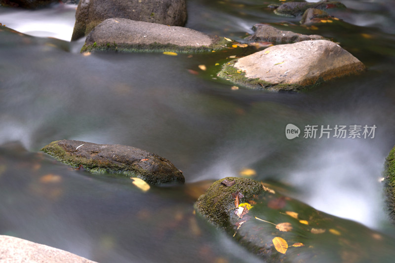 山涧溪流慢门摄影