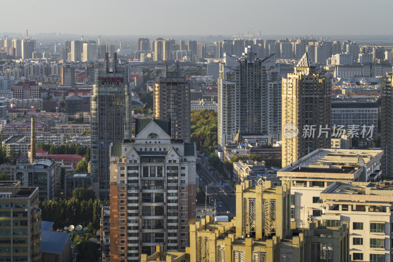 哈尔滨夜景地标性建筑龙塔