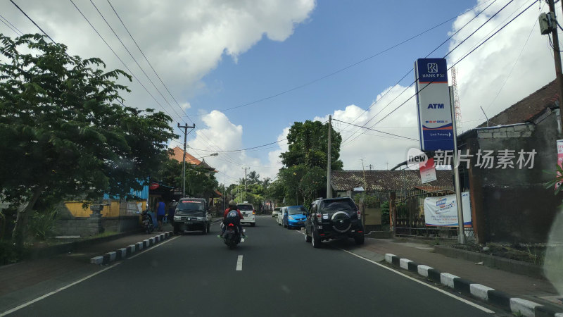 印尼巴厘岛道路街景