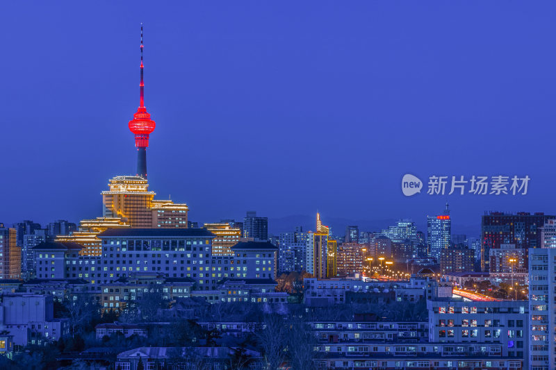 北京城市夜景