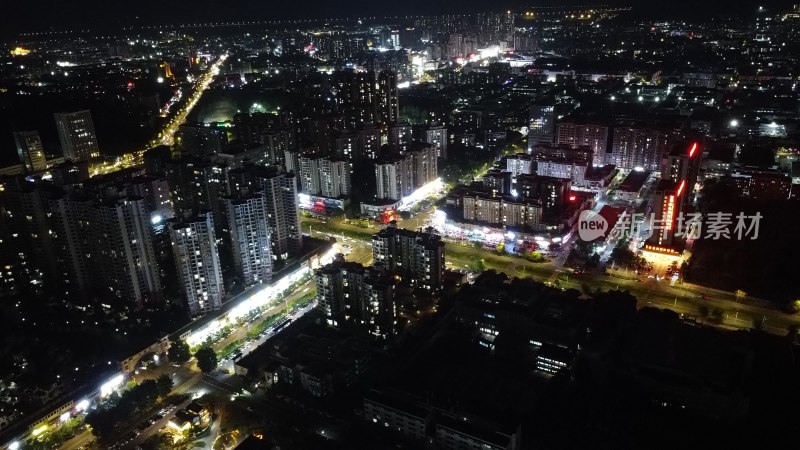 广东东莞：清溪镇夜景