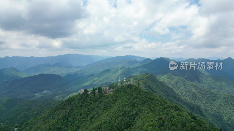 航拍江西吉安井冈山黄洋界景区