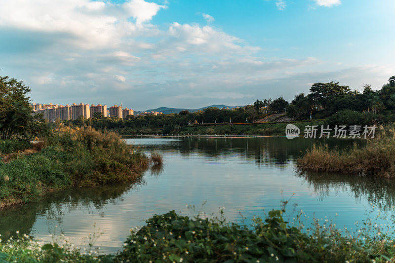 西双版纳景洪市的建筑和景观