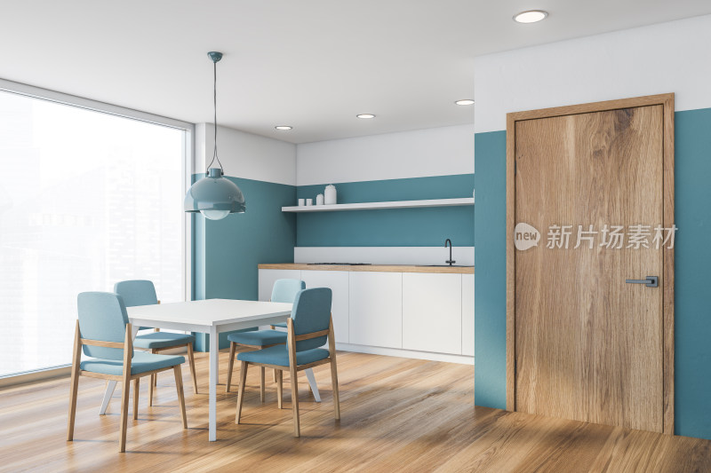 简约风格餐厅室内场景