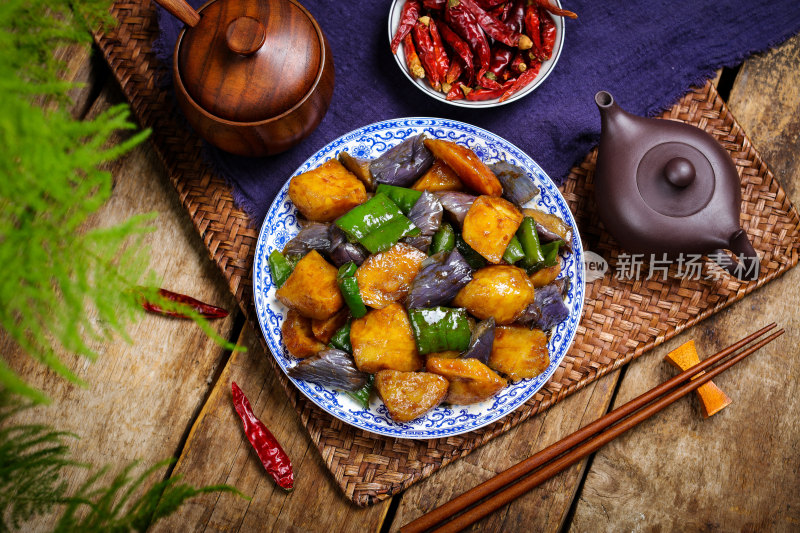 营养美味地三鲜