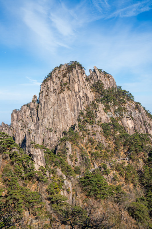 安徽黄山风景区自然风光