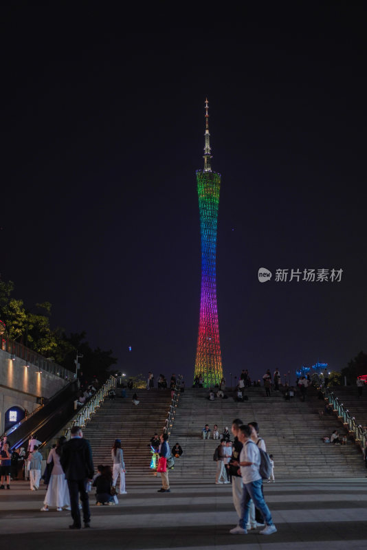 广州城市高楼大厦景观