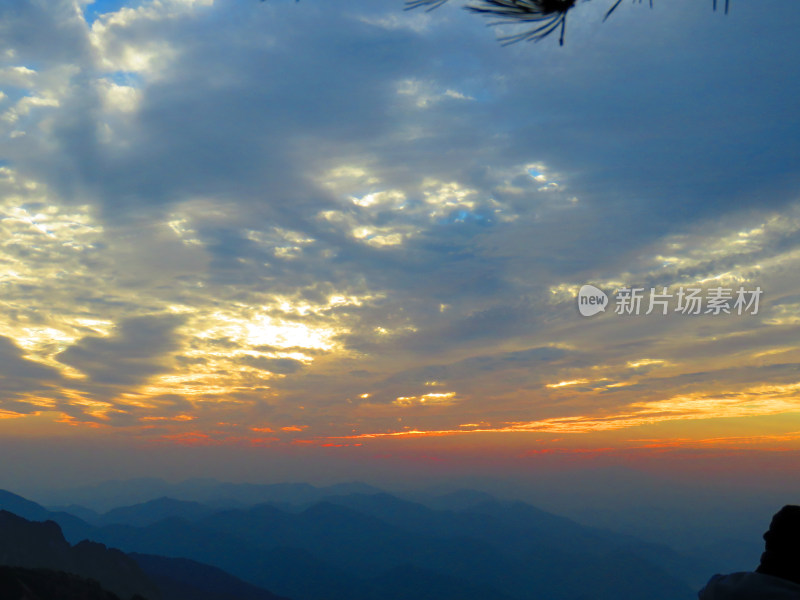 中国安徽黄山旅游风光