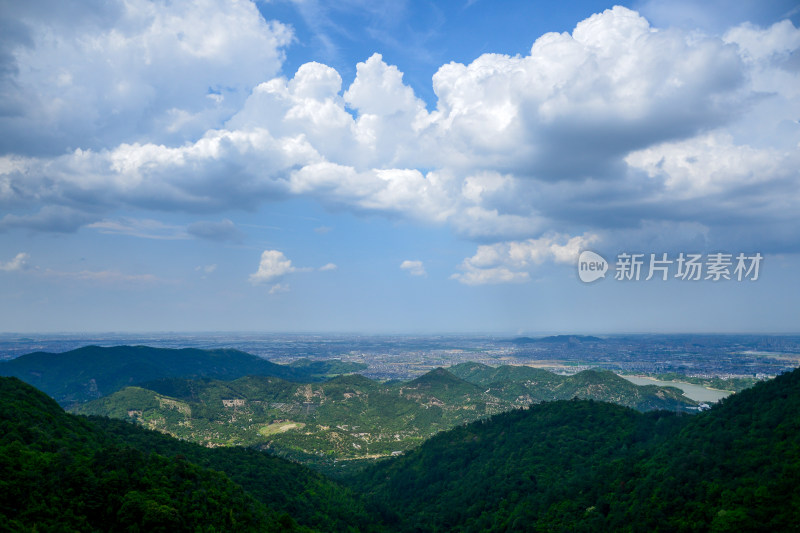 山中的风景