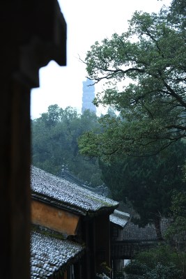 天台山千年古刹国清寺风景