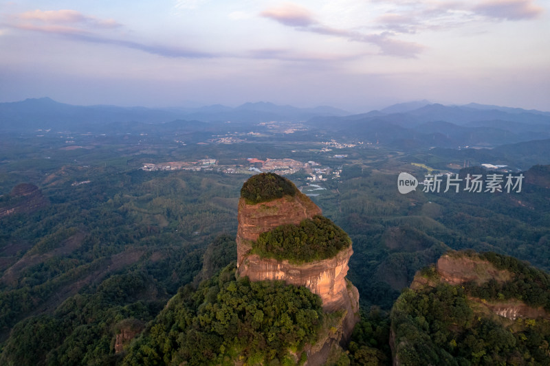 丹霞地貌广东丹霞山航拍图