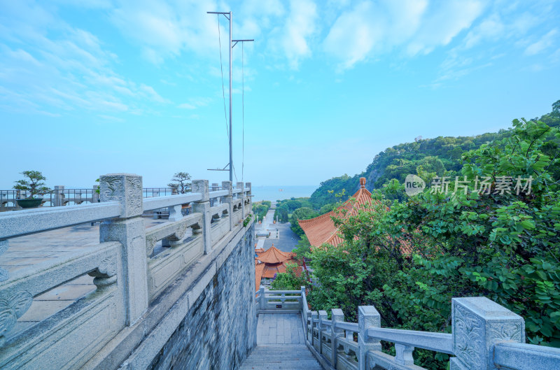 广州南沙天后宫旅游景区中式传统古建筑