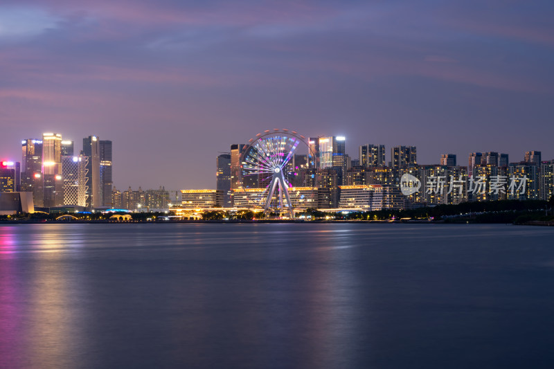 深圳青花欢乐港湾摩天轮夜景