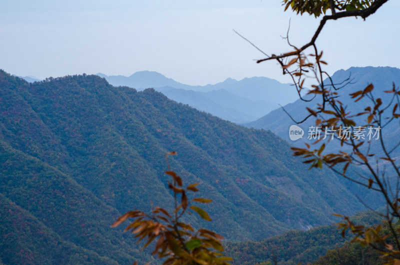 河南省洛阳白云山秋天风景