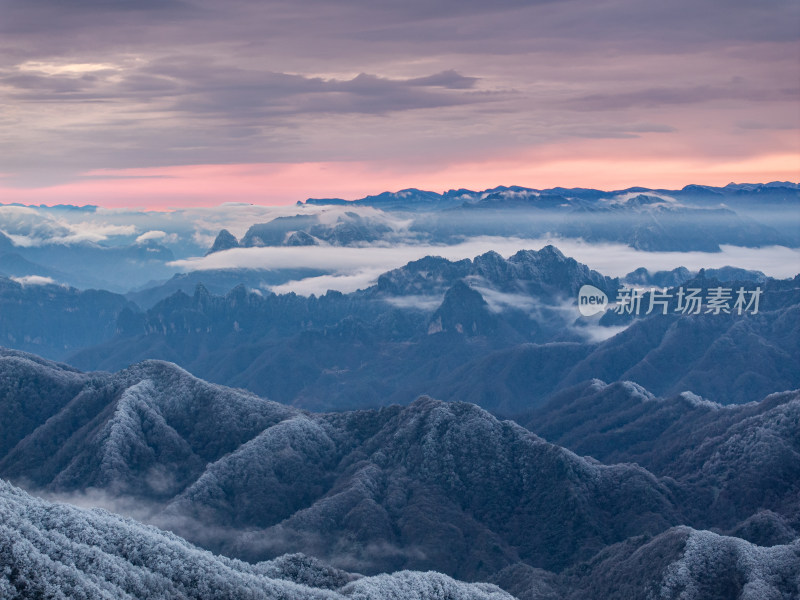 光雾山雪景