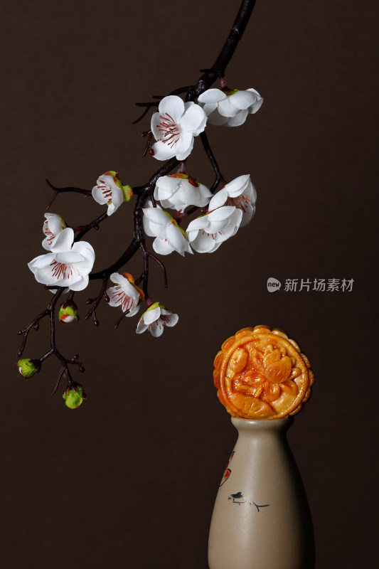 中国传统中秋节美食月饼