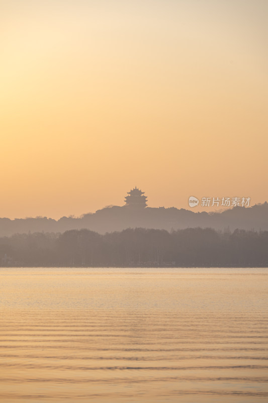 杭州西湖日出