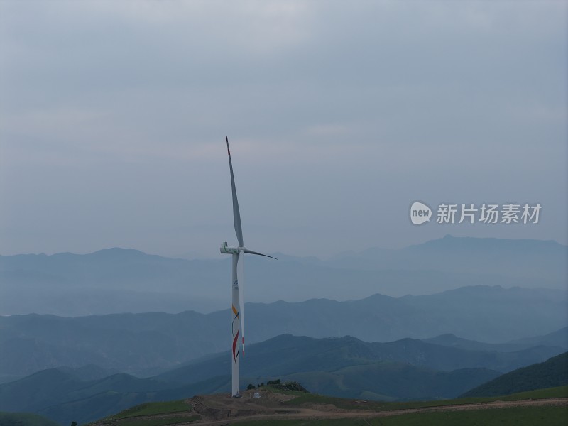 山间风力发电机远景