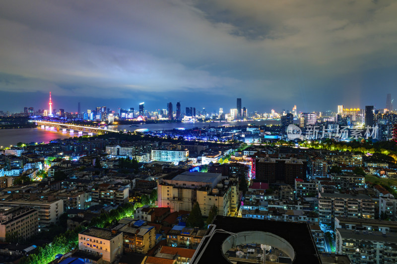 武汉城市风光夜景