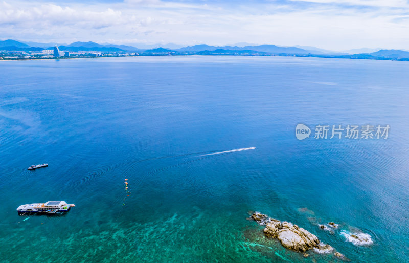 海南三亚后海村风光