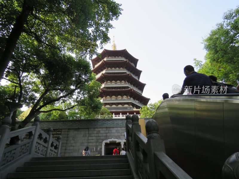 杭州西湖风景区旅游风光