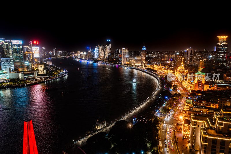 上海外滩城市夜景