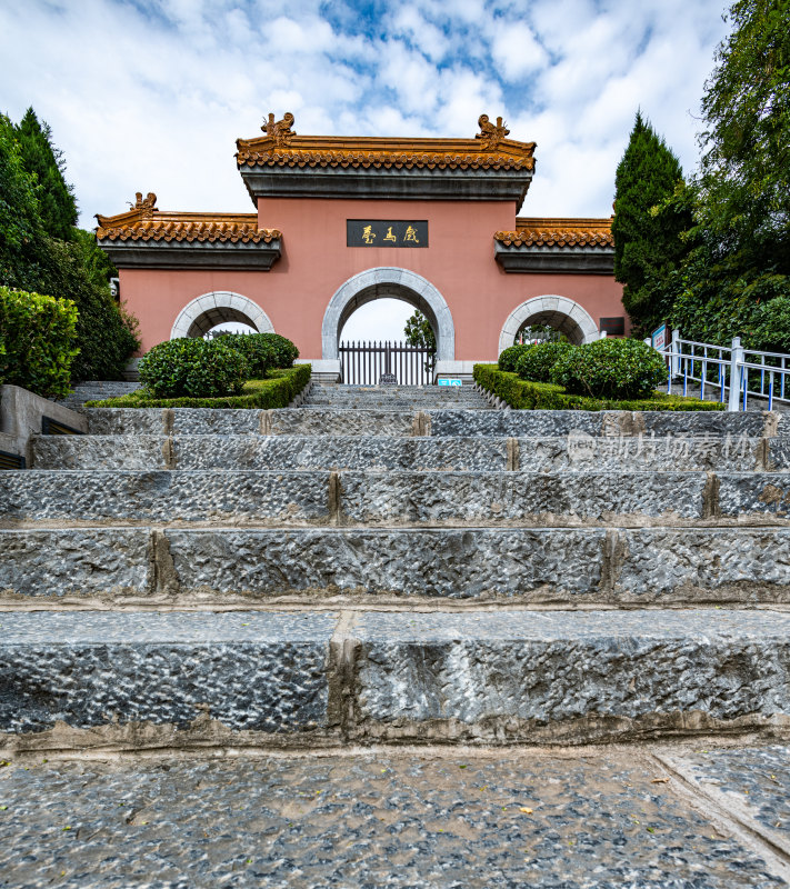 江苏徐州户部山戏马台古建筑群景点景观